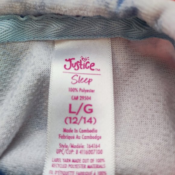 Justice oversized sweatshirt tie-dye girl size L 12/14 - Picture 4 of 4